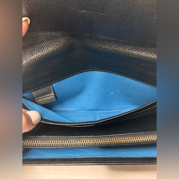 Bvlgari Bvlgari black grain leather long wallet - Picture 8 of 10